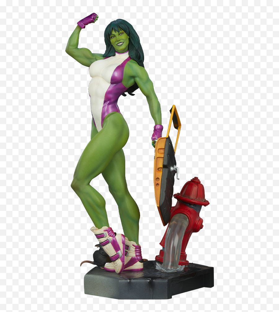 Marvel She - Hulk Statue By Sideshow Collectibles She Hulk Statue Emoji,Hulk Transparent