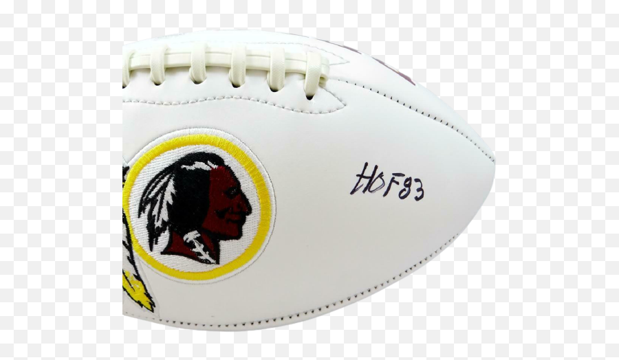 Sonny Jurgensen Washington Redskins Signed Redskins Logo Football With Hof Thin Jsa Coa Emoji,Washington Redskins Logo Png