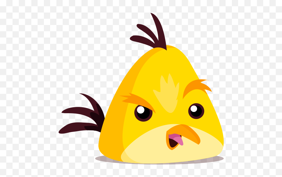 Chuck - Angry Birds Chuck Real Clipart Full Size Clipart Emoji,Angrybird Clipart