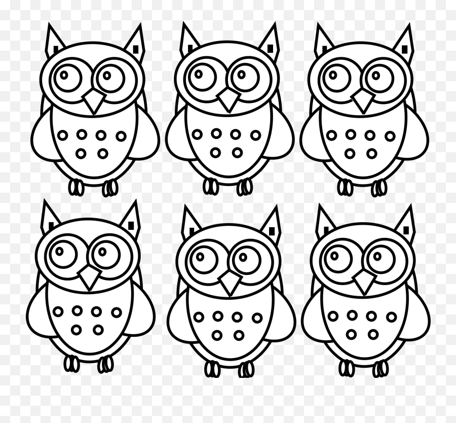 Coloring Book Owls Svg Vector Coloring Book Owls Clip Art Emoji,Clipart Coloring Pages
