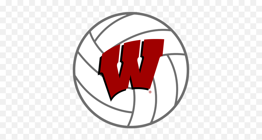 Wisconsin Volleyball Badgervb Twitter - Wisconsin Volleyball Logo Emoji,White Twitter Logo