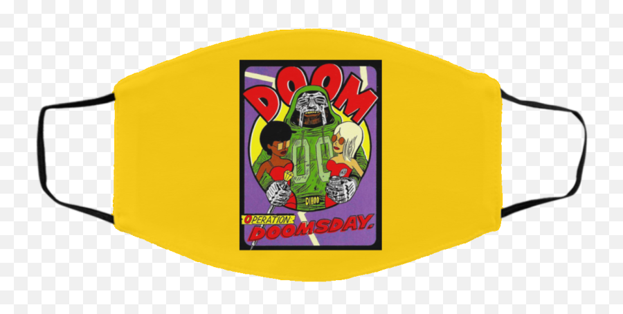 Mf Doom Operation Doomsday Face Mask 0stees Emoji,Mf Doom Logo