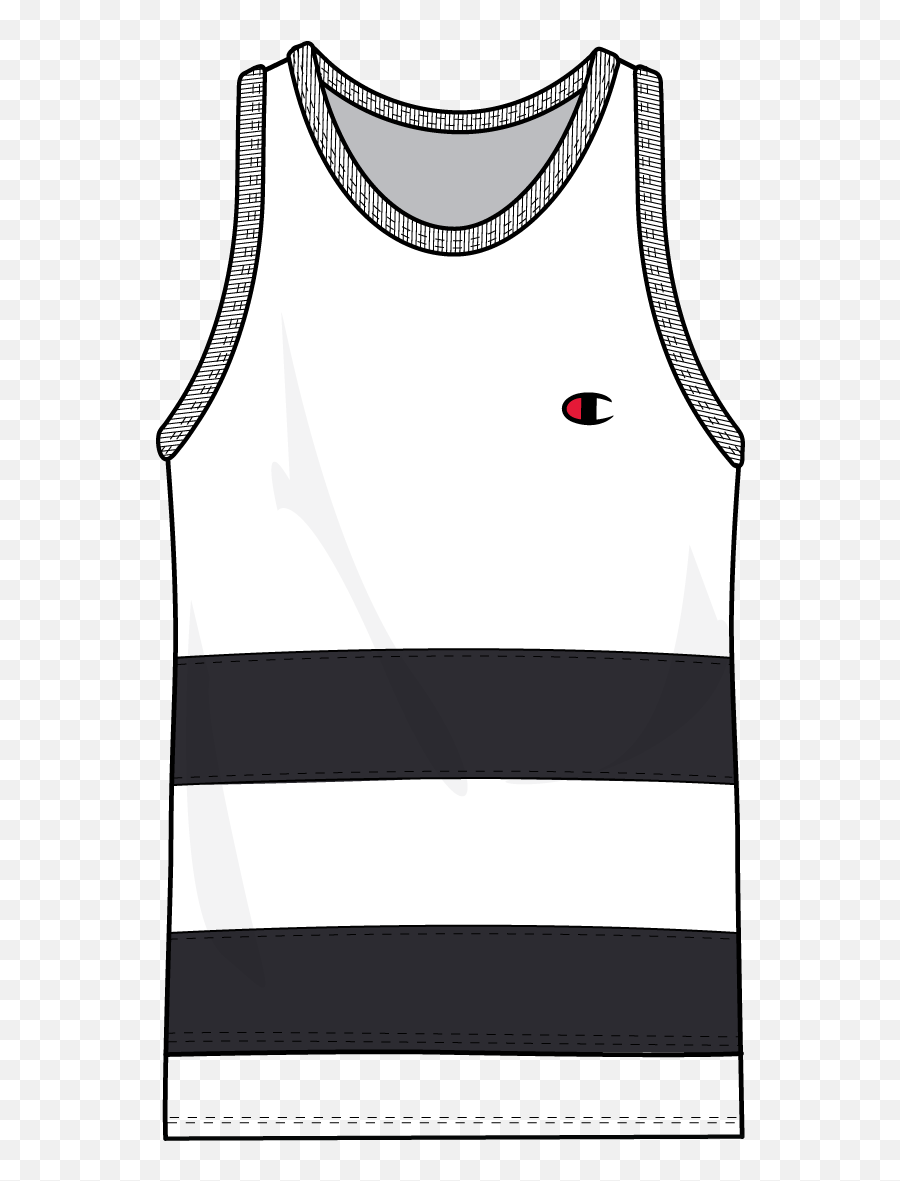Menu0027s Champion Pieced Jersey Tank - The Closet Inc Emoji,Vest Clipart Black And White