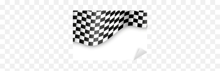 Checkered Flag Background Sticker U2022 Pixers - We Live To Change Emoji,Checkered Flag Transparent Background