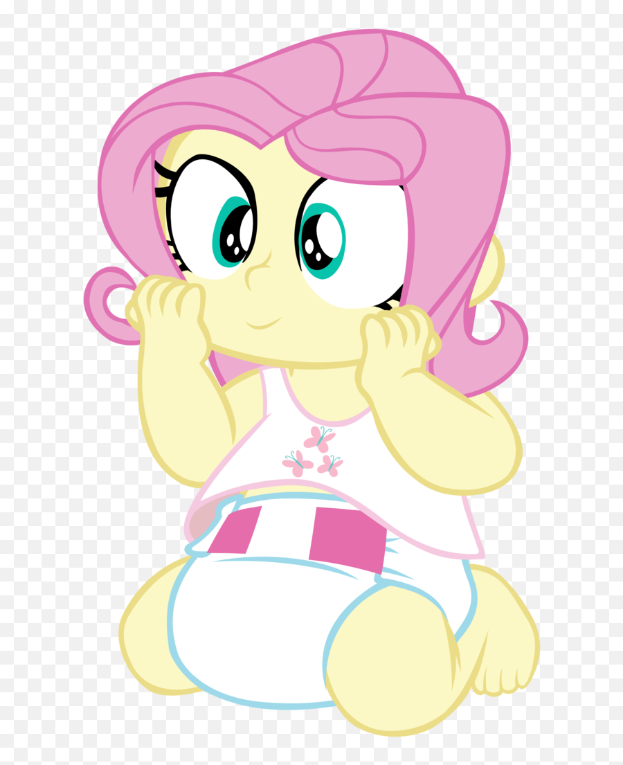 Diaper Clipart Baby Girl Diaper Baby Girl Transparent Free - My Little Pony Equestria Girls Bebe Emoji,Diaper Clipart