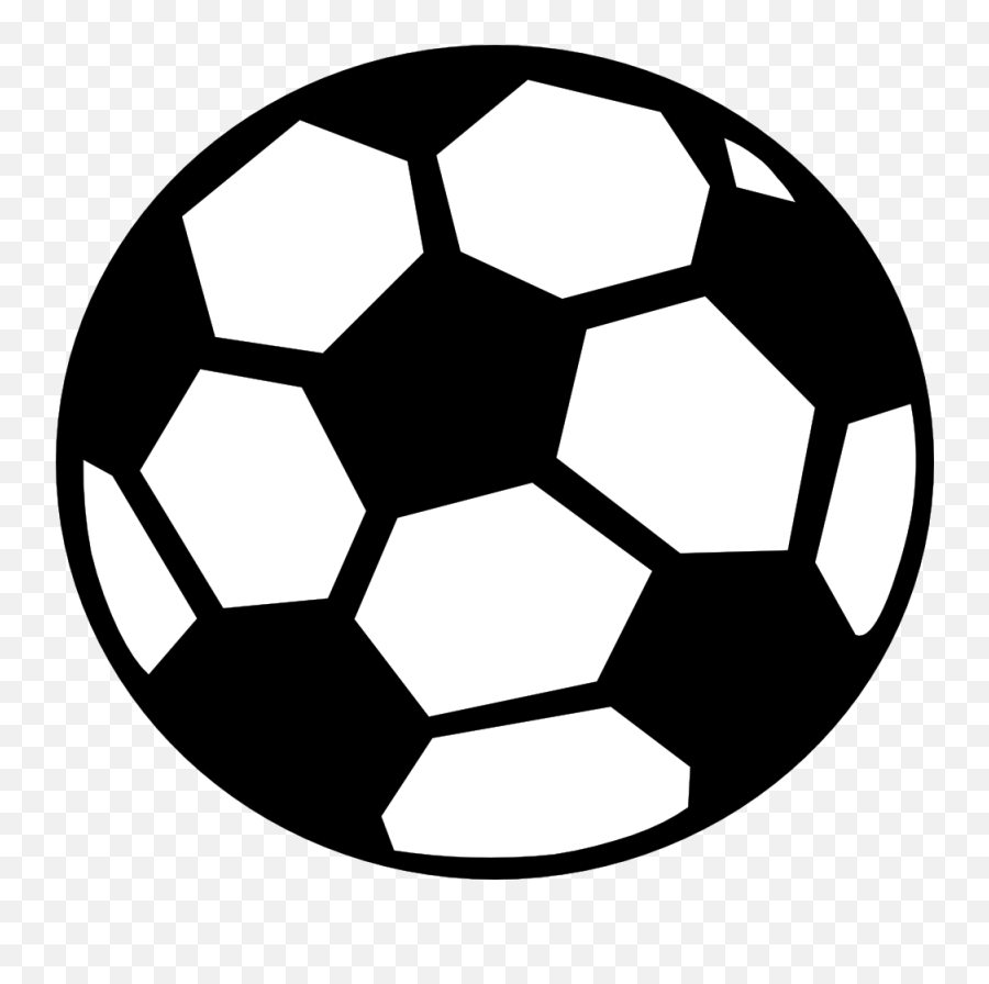 Download Hd Soccer Ball Clipart Black And White 9tz6bqnte - Soccer Ball Clipart Black And White Emoji,Goal Clipart