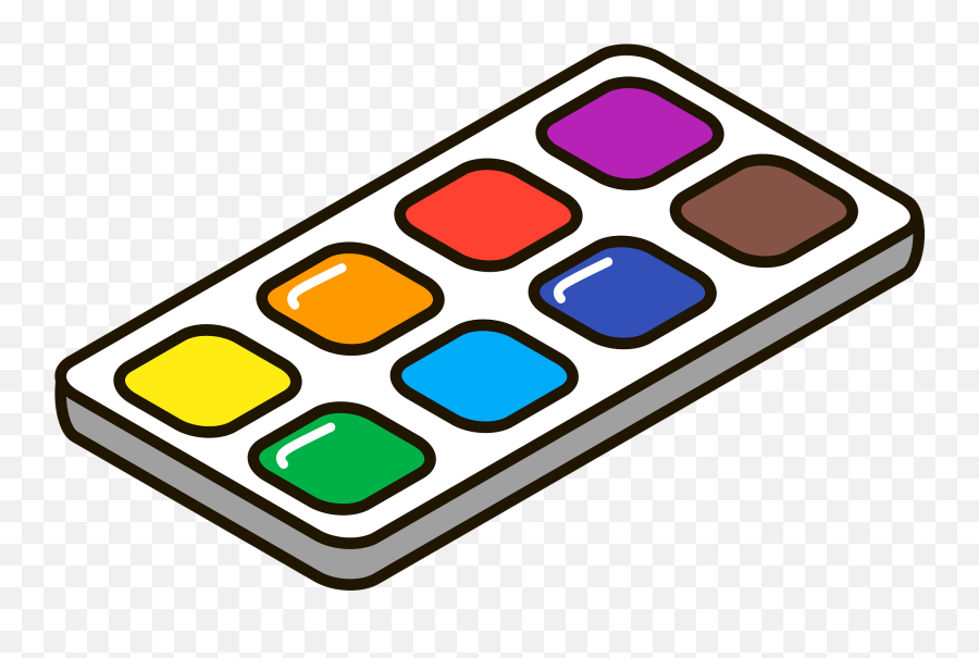 Watercolor Clipart - Dot Emoji,Watercolor Clipart