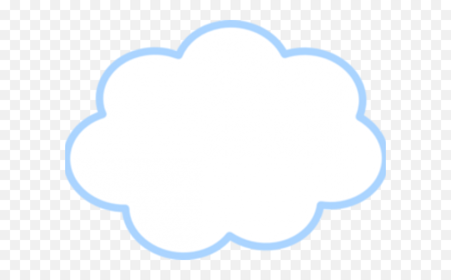 Vector Cloud Outline Png Image - Transparent Cloud Png Icon Emoji,Cloud Transparent Background