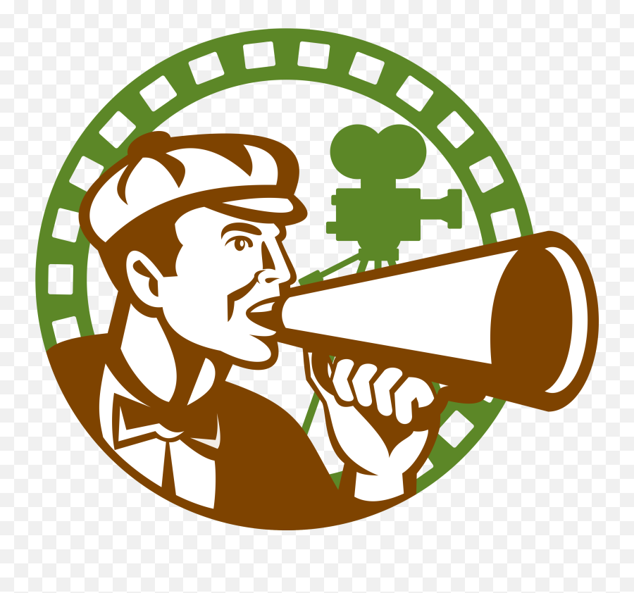 For A Feature Film - Film Director Vector Clipart Full Film Director Emoji,Movie Camera Clipart