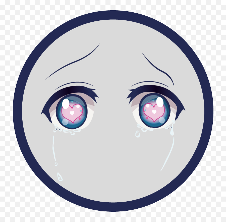 Crying Anime Eyes Teenage Vinyl Rugs - Occhi Anime Che Piangono Emoji,Anime Eyes Transparent