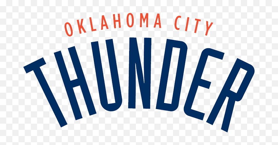 Oklahoma City Thunder - Okc Thunder Wordmark Logo Emoji,Okc Logo