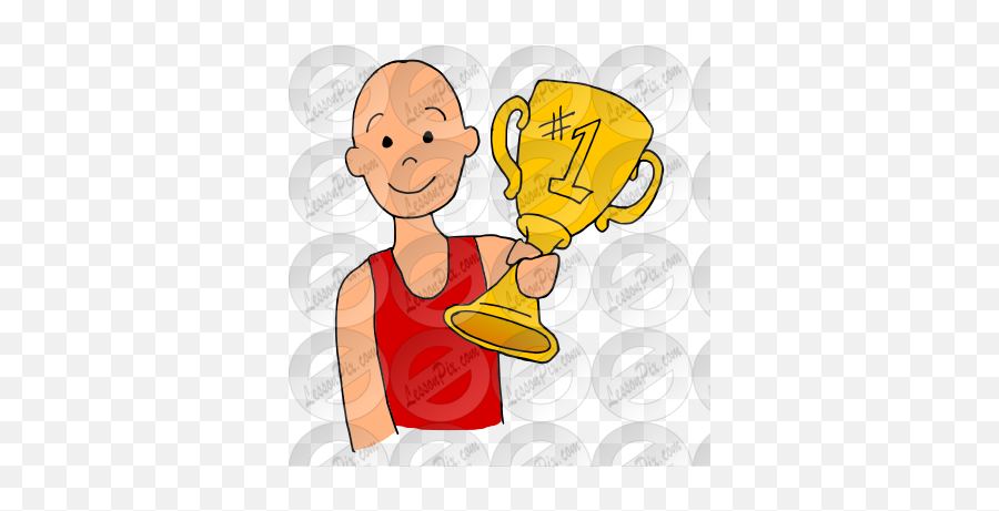Winner Picture For Classroom Therapy - Holding Trophy Emoji,Winner Clipart