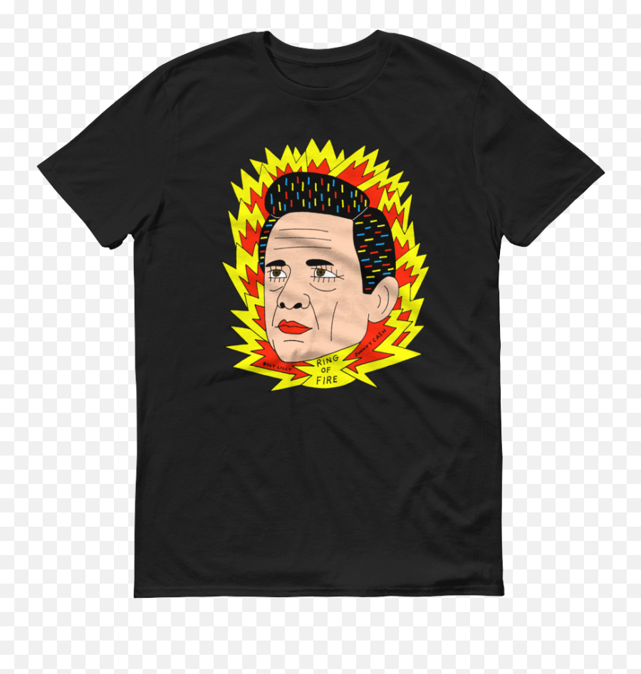 Johnny Cash Ring Of Fire Tshirt - Killer Moth Tee Shirt Emoji,Ring Of Fire Png