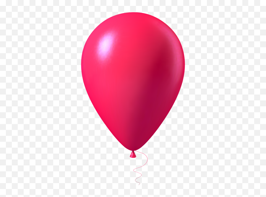 Pink Balloon Transparent Png Image - Pink Balloon Transparant Clipart Emoji,Pink Balloons Png