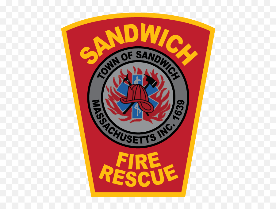 Ems - Sandwich Fire Department Sandwich Fire Department Emoji,Fire Rescue Logo