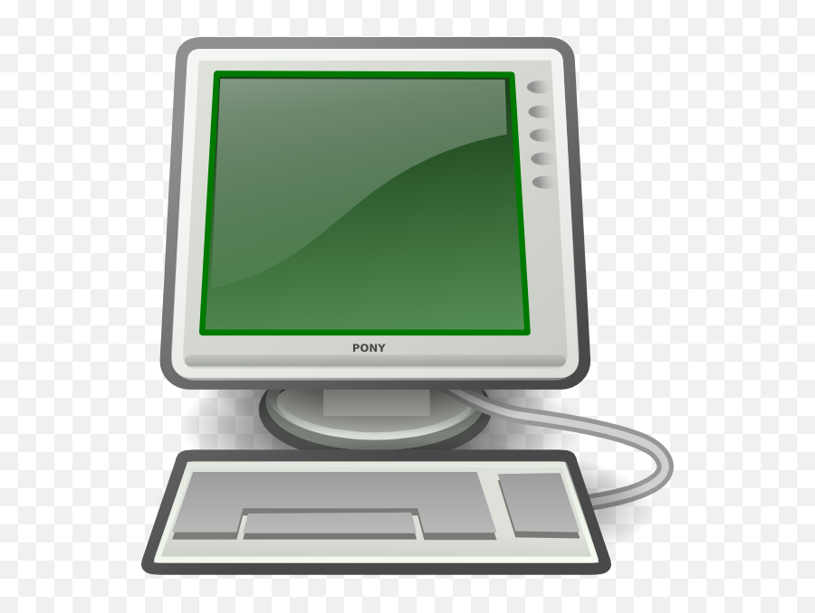 Computer With Green Screen Clip Art At - Green Screen Computer Clipart Emoji,Computer Screen Clipart