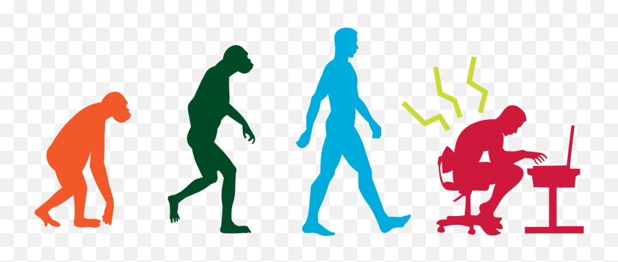 Correct Stretching - Human Evolution Emoji,Evolution Png