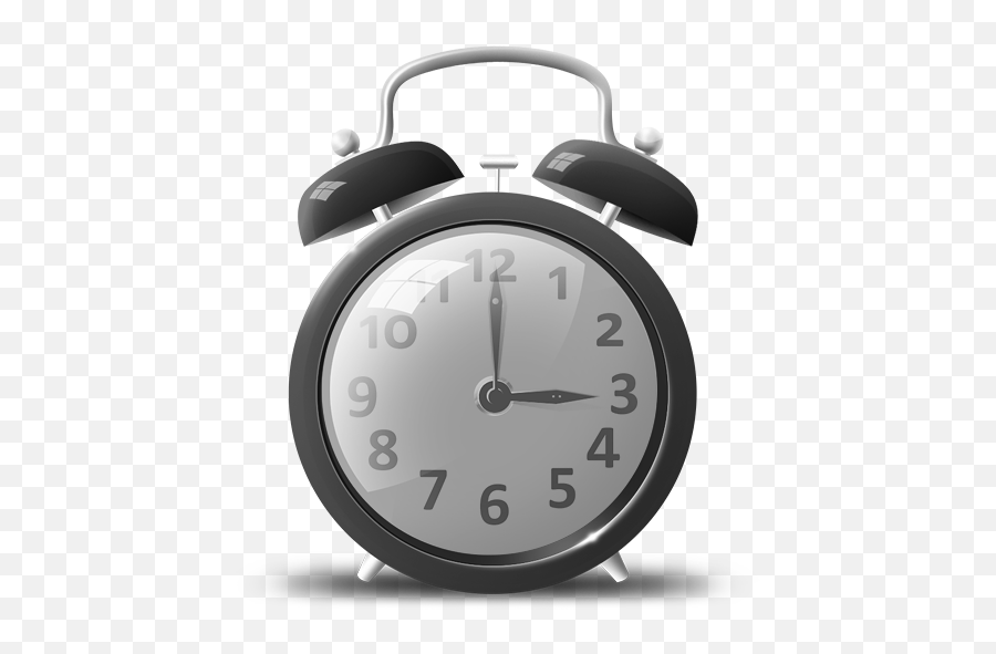 Download Grey Alarm Clock Png Image For - 3 O Clock Png File Emoji,Alarm Clock Transparent Background