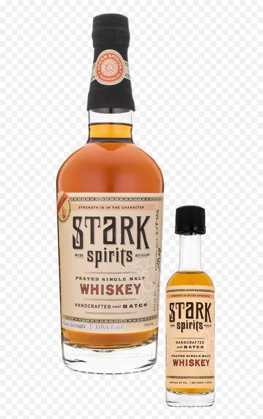 Stark Spirits Peated Single Malt Whiskey - Stark Spirits Single Malt Peated Whiskey 750ml Emoji,Whiskey Png