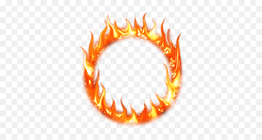 Fire Circle Frame Transparent Png Image - Rope Of Fire Clipart Emoji,Fire Circle Png