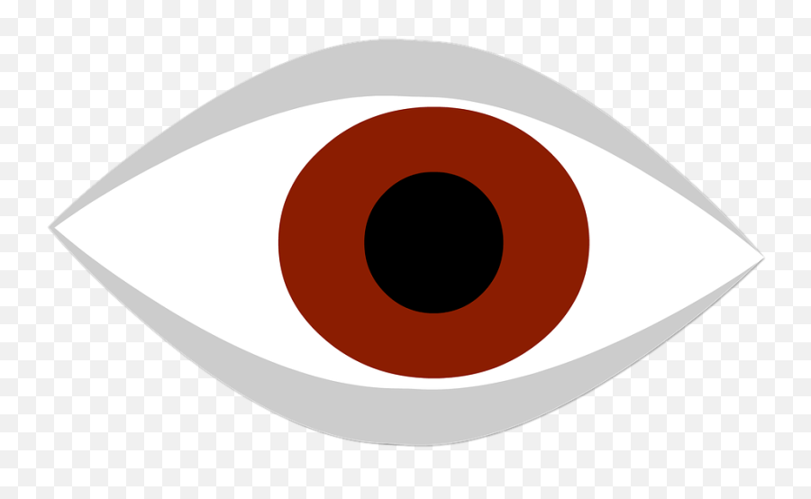 Brown Eyes Clipart Mata - Eye Full Size Png Download Seekpng Vertical Emoji,Eyes Clipart Png