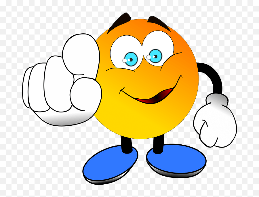 Pointing Finger Smiley Clipart Emoji,Pointing Clipart