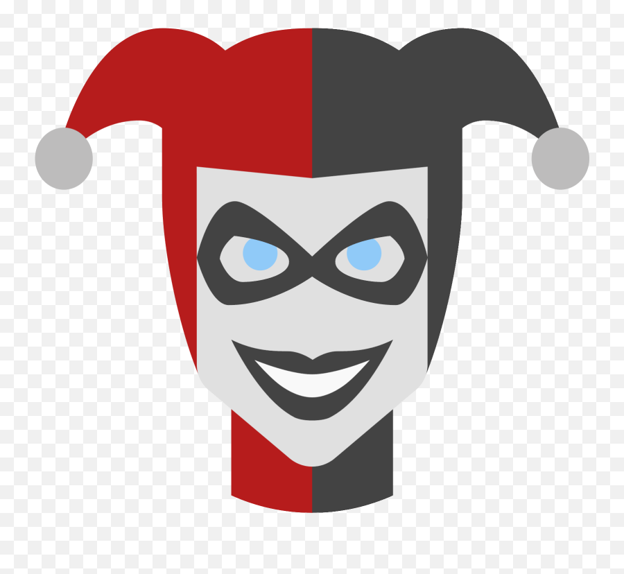 Download Harley Quinn Logo Png Pic - Harley Quinn Icon Transparent Emoji,Harley Quinn Logo