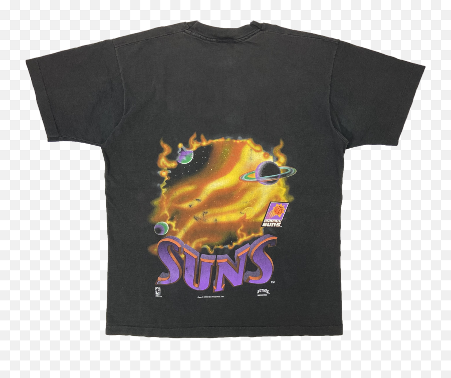 1993u0027 Phoenix Suns Nba Made In Usa Vintage T - Shirts 3434 Short Sleeve Emoji,Phoenix Suns Logo