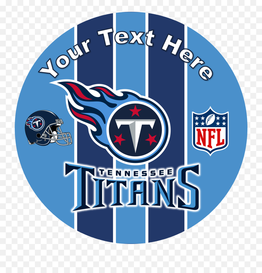 Tennessee Titans Edible Image Cake Topper U2014 Choco House Emoji,Tennessee Titans Logo Png