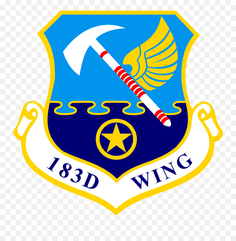 File183d Wing Emblempng - Wikipedia 183d Wing Emoji,Wing Logo