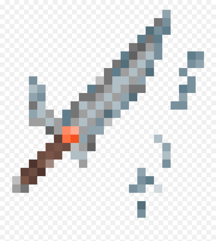 Download Broken Sword To My Swords Gallery - Minecraft Emoji,Minecraft Sword Transparent Background