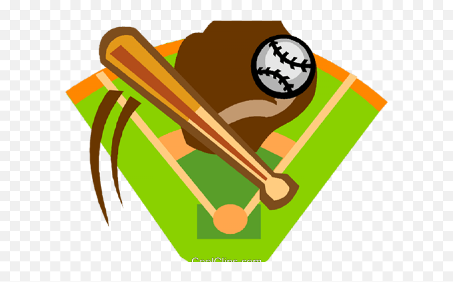 Baseball Bat Clipart Baseball Diamond - Baseball Diamond Baseball Diamond Clipart Transparent Emoji,Bat Clipart