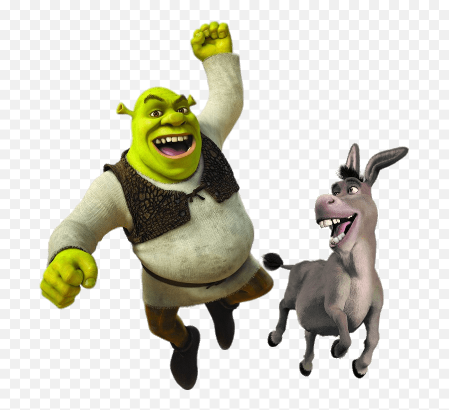 Shrek And Donkey Transparent Png - Shrek And Donkey Png Emoji,Shrek Transparent
