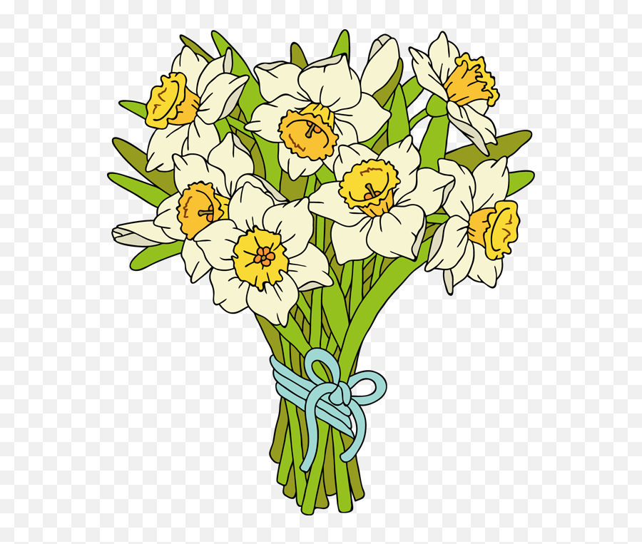 Daffodil Png - Daffodil Bouquet Clip Art Emoji,Daffodil Clipart