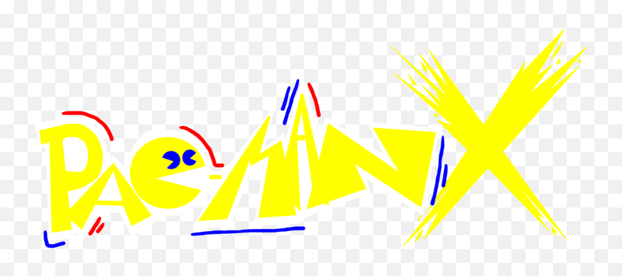 Pac - Man X Logo By 3dmarioworld On Newgrounds Horizontal Emoji,X Logo