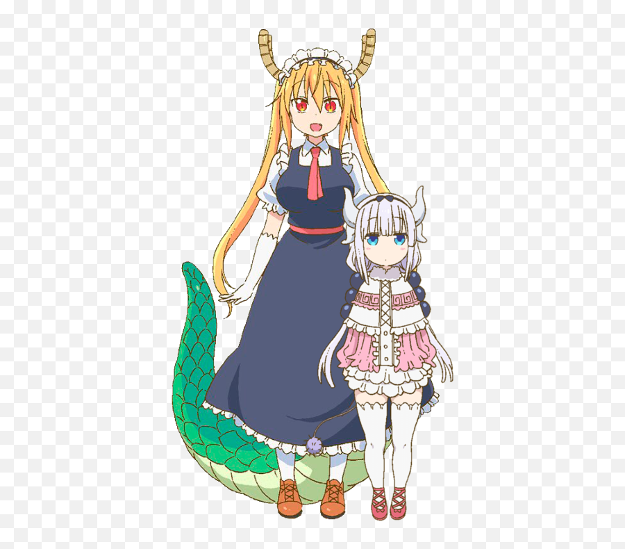 Dragon Maid All Characters Png - Tohru Kobayashi Dragón Maid Emoji,Kanna Png