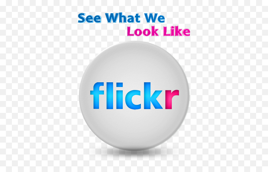 Afi Flickr 3d Button 2 - Dot Emoji,Flickr Logo