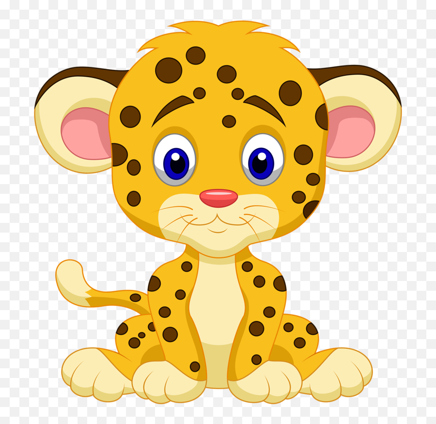 Onça Safari Png - Cute Animals Clipart Full Size Png Cute Animal Clipart Emoji,Animals Clipart