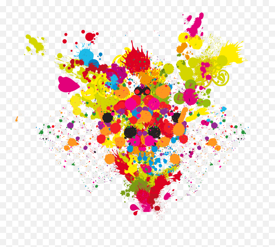 Download Love Wish Colours Holi Year - Color Explosion Png Emoji,Happiness Clipart
