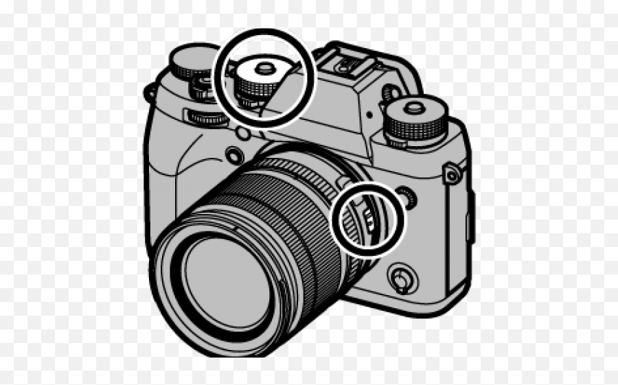 Download Camera Lens Clipart Shutter Speed - Digital Slr Png Emoji,Camera Lens Clipart