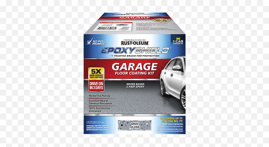 Epoxyshield Garage Floor Coating Kit Product Page Emoji,3 Shield Car Logo