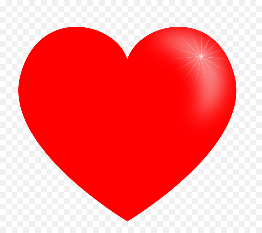 Heart Reflection Red - Free Vector Graphic On Pixabay Emoji,Red Lens Flare Transparent