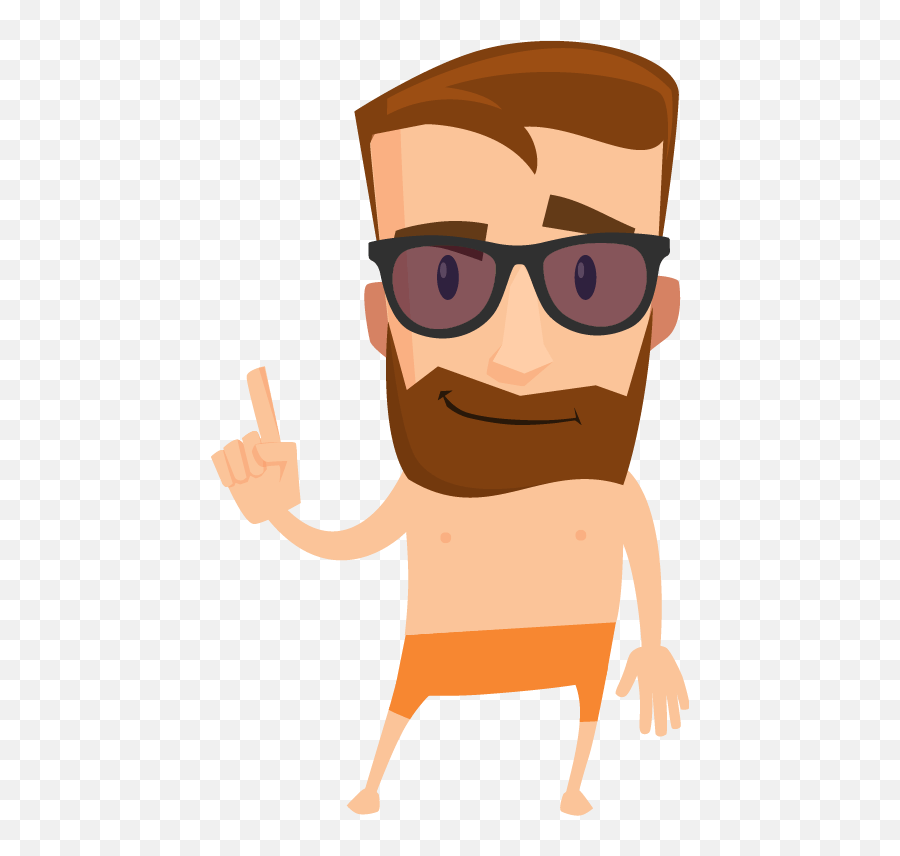 Flat People Character - Free Download Emoji,Hipster Glasses Clipart