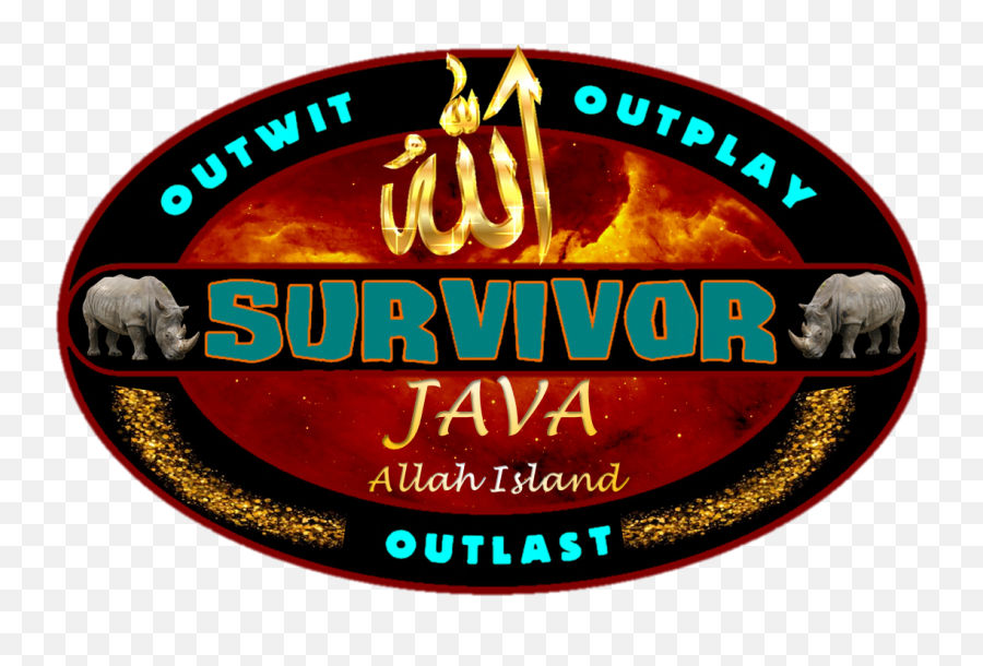 Download Survivor Java Allah Island Logo - Survivor Full Emoji,Survivor Png