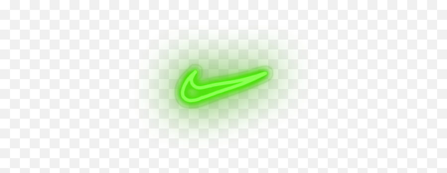Neon Green Nike Logo - Language Emoji,Nike Logo Transparent