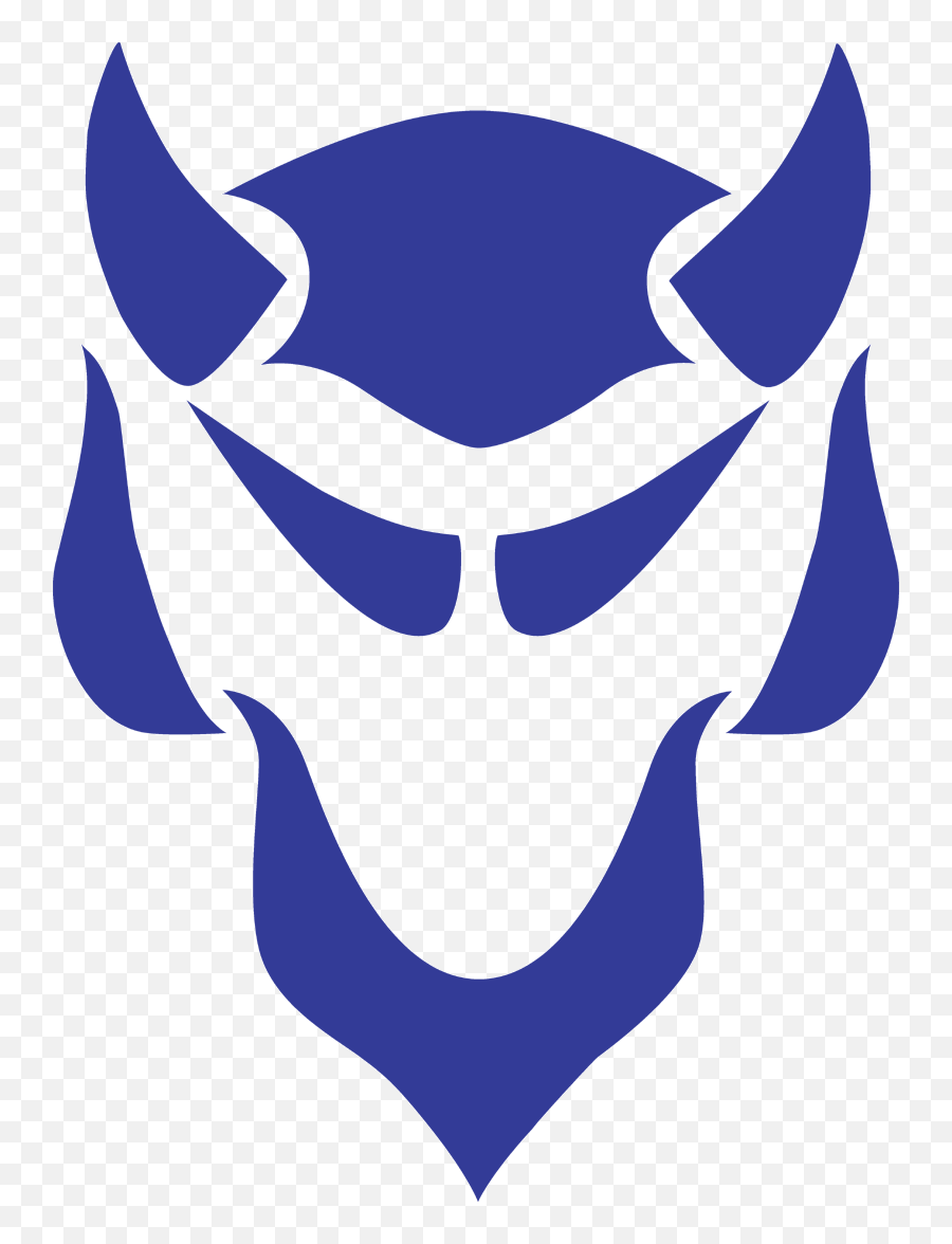 Devil For Davenport Central - Elbert County Blue Devils Logo Emoji,Devil Logo