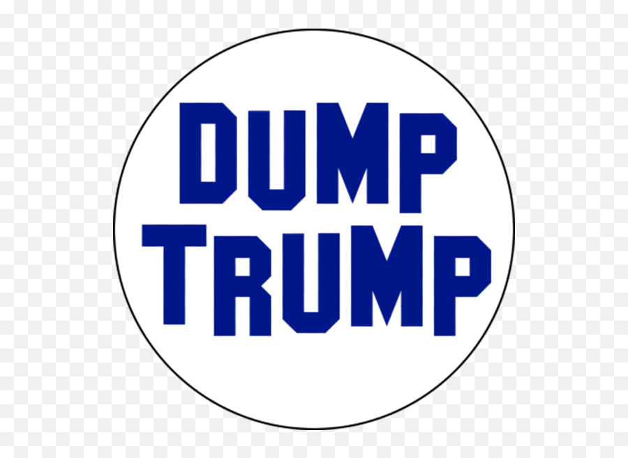 Dump Trump Button - Dot Emoji,Donald Trump Transparent
