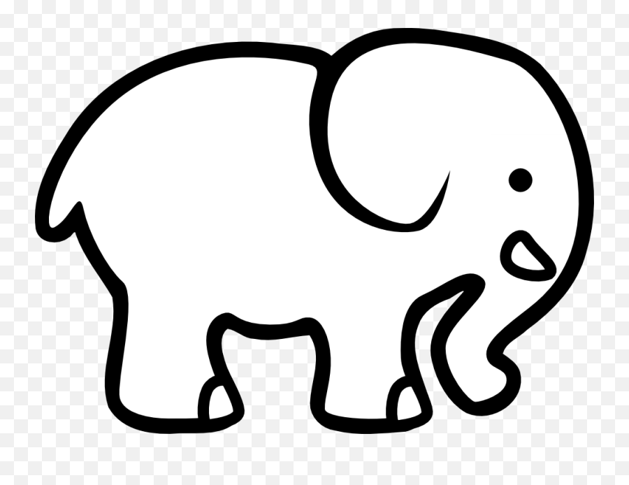Best Elephant Clipart Black And White 27729 - Clipartioncom Elephant Clipart Simple Emoji,Black Clipart