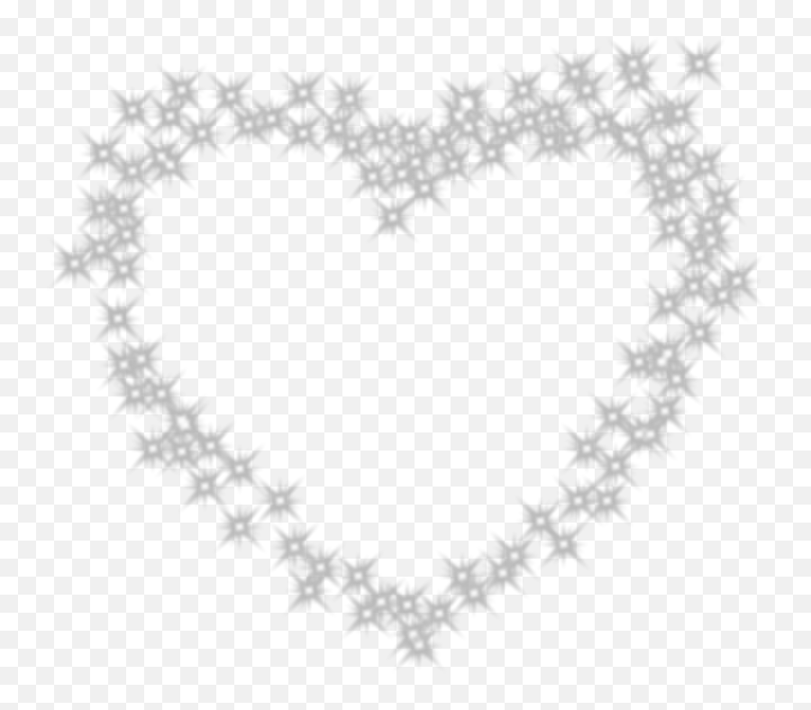 White Heart Black Pattern - Star Png Download 797707 Heart Star Png Emoji,White Heart Transparent Background