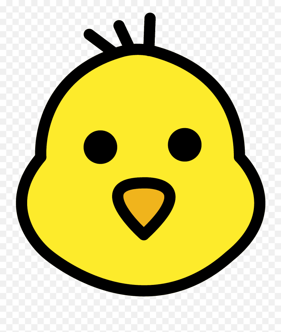 Baby Chick Emoji Clipart - Happy,Baby Emoji Png